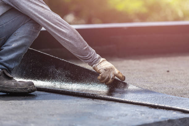 Professional Basement Waterproofing technician working in Ft Mitchell, KY